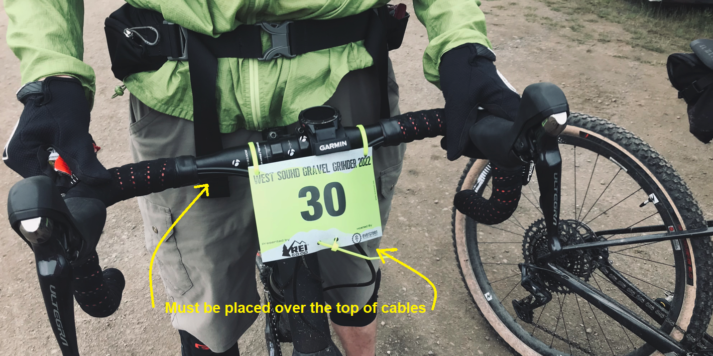 Bike Bibs over the Handle Bar (School and Non-Profit)